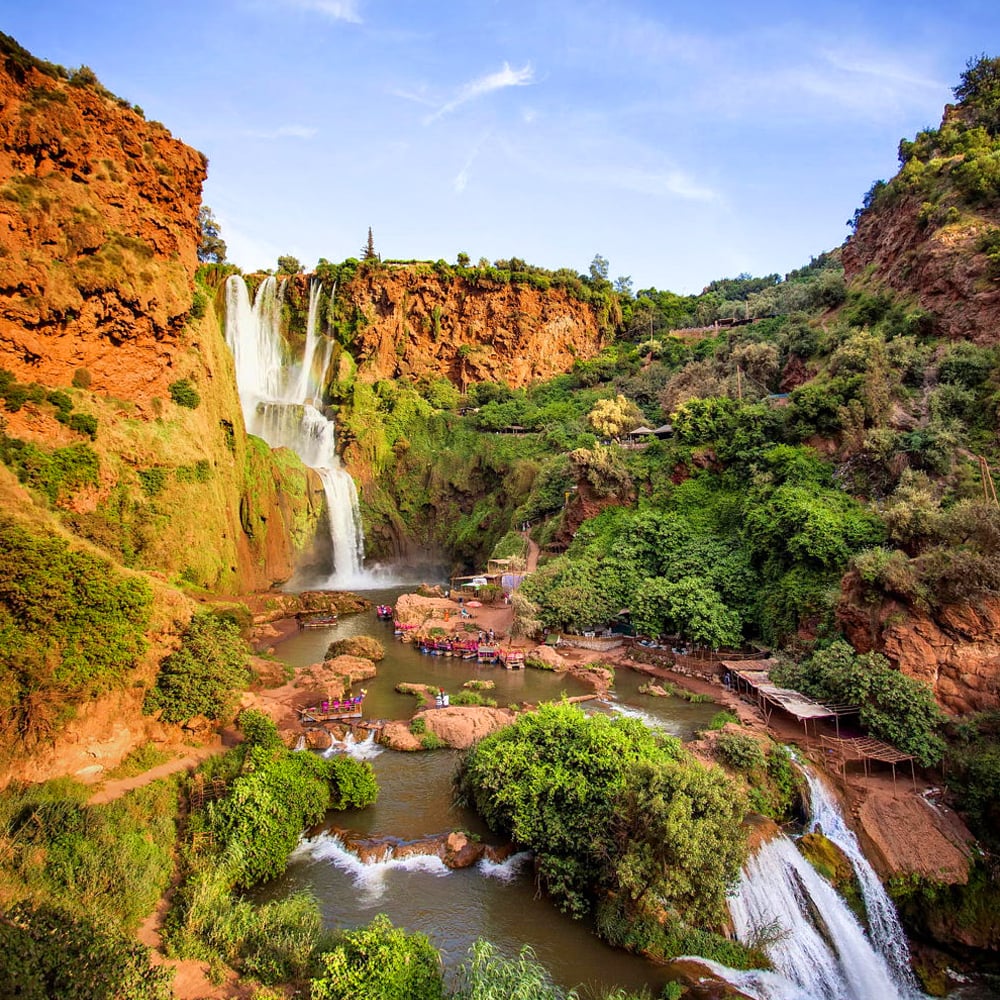 Excursão de 1 Dia Desde Marrakech para às cachoeiras de Ouzoud