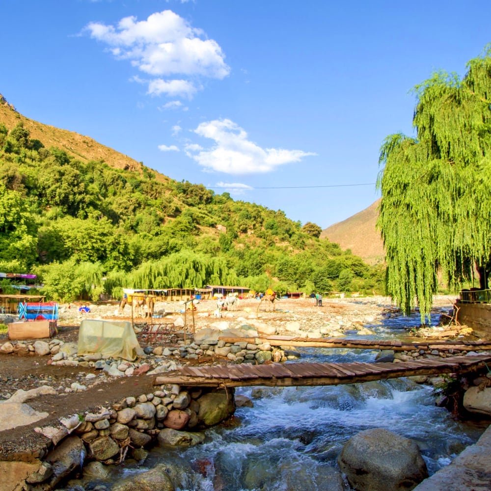 Excursão de 1 Dia Desde Marrakech para Montanhas Atlas e Três Vales